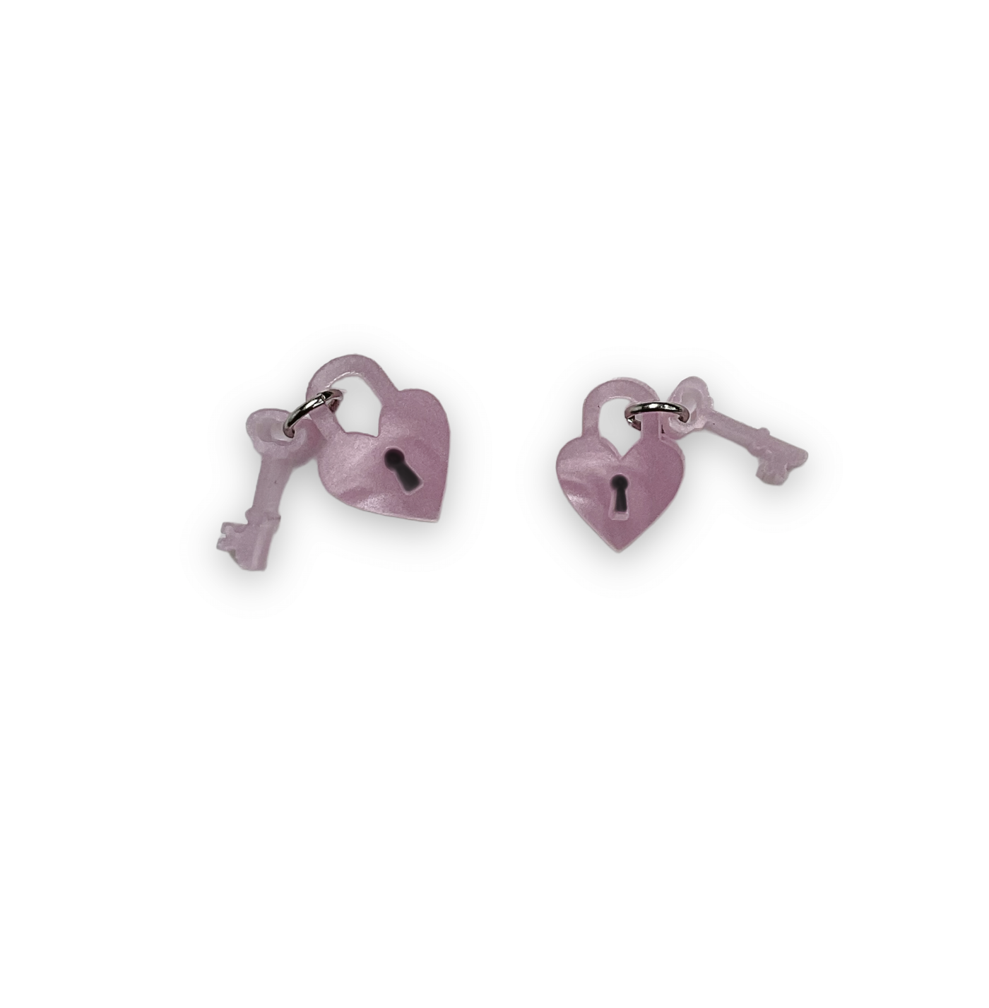 SALE! Locky For You Earrings in Pearl Pink