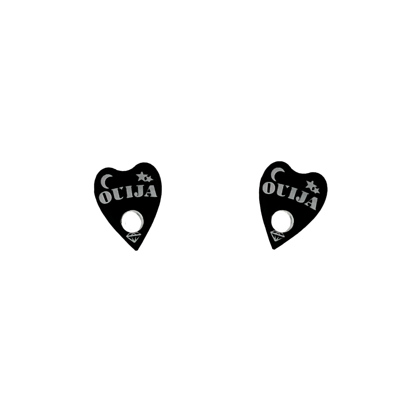 XS Ouija Planchette Earrings