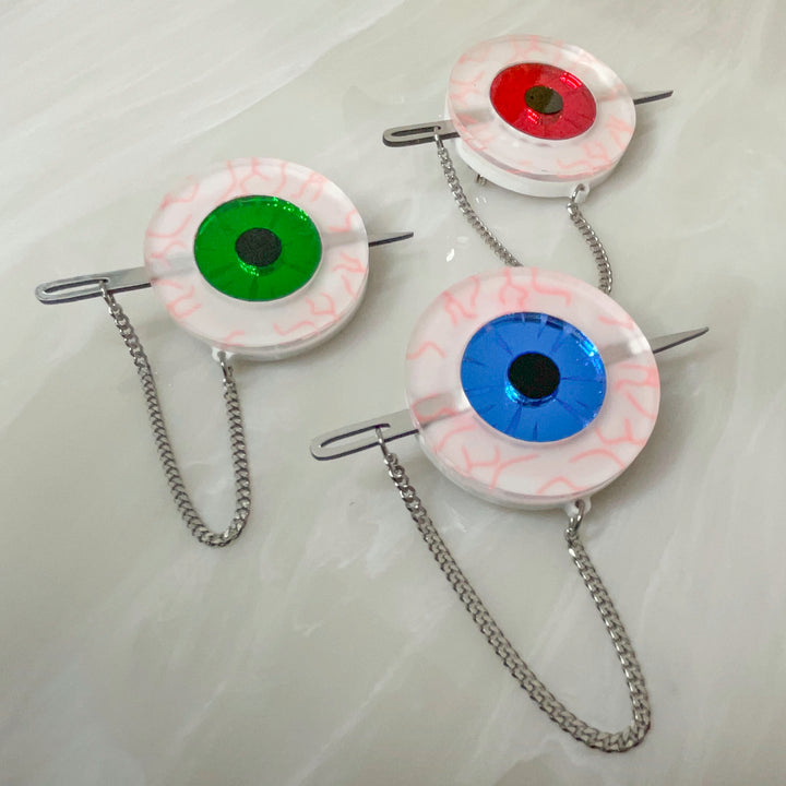 Last Chance! Stick a Needle in My Eye Brooch