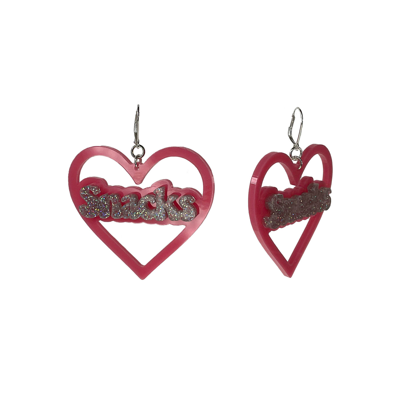 True Love (It's Snacks) Doorknocker Earrings