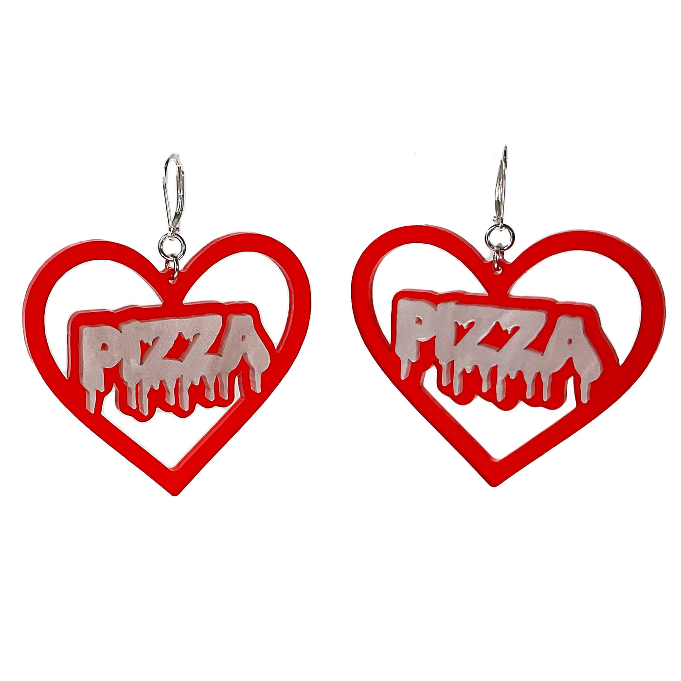 True Love (It's Pizza) Doorknocker Earrings