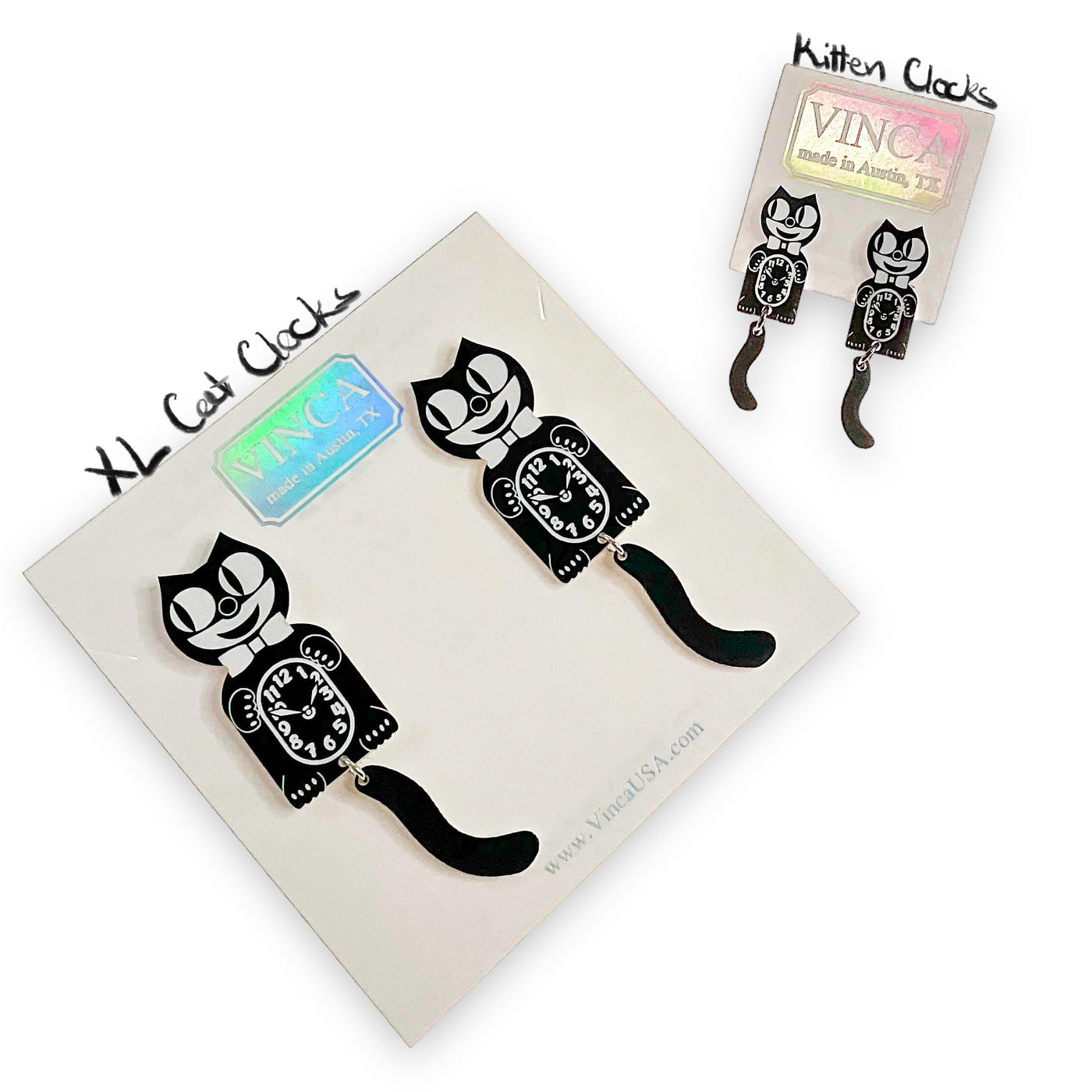 Cat CLAW-K Earrings Officially Licensed Kit-Cat Klock ®