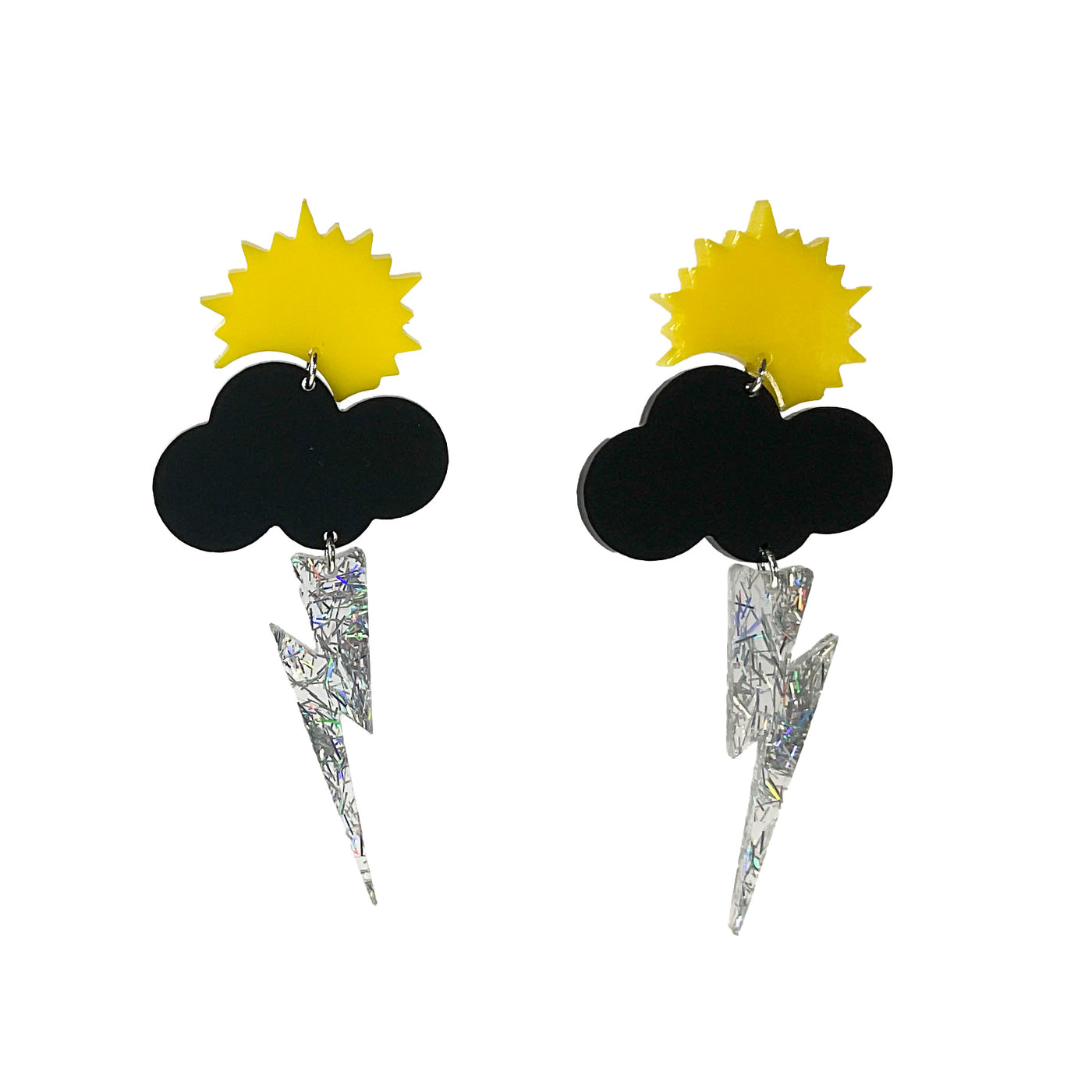 Partly Cloudy Earrings - Chance of Glitz