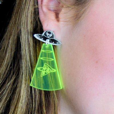 Pizza Abduction Earrings