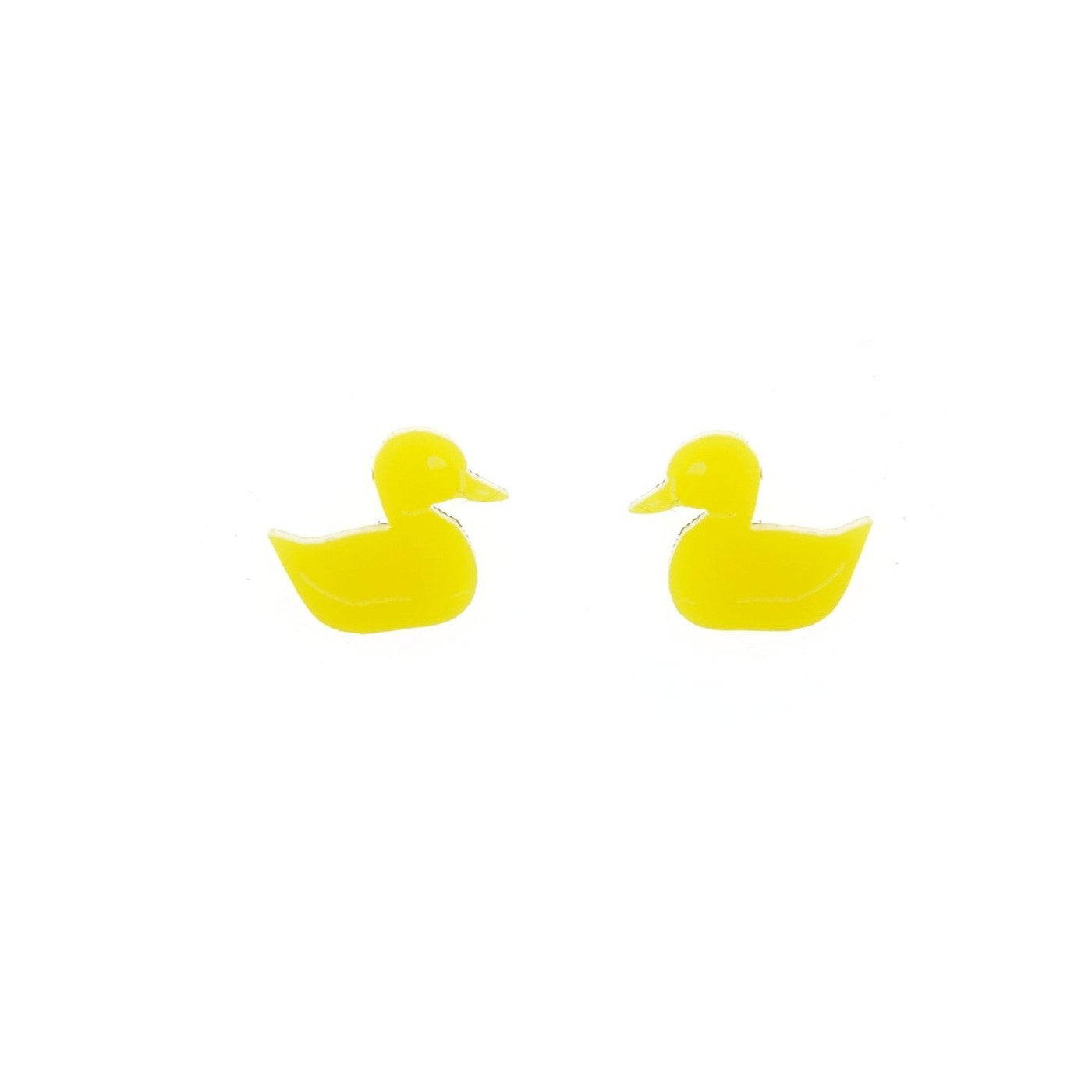 SALE! Ducky Earrings in Yellow