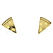 Pizza Earrings in Mirror Gold