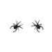 SALE! Spider Earrings in Pearl Black